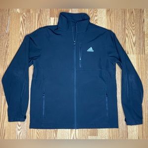 Adidas Golf men’s full zip midweight polyester weatherproof jacket